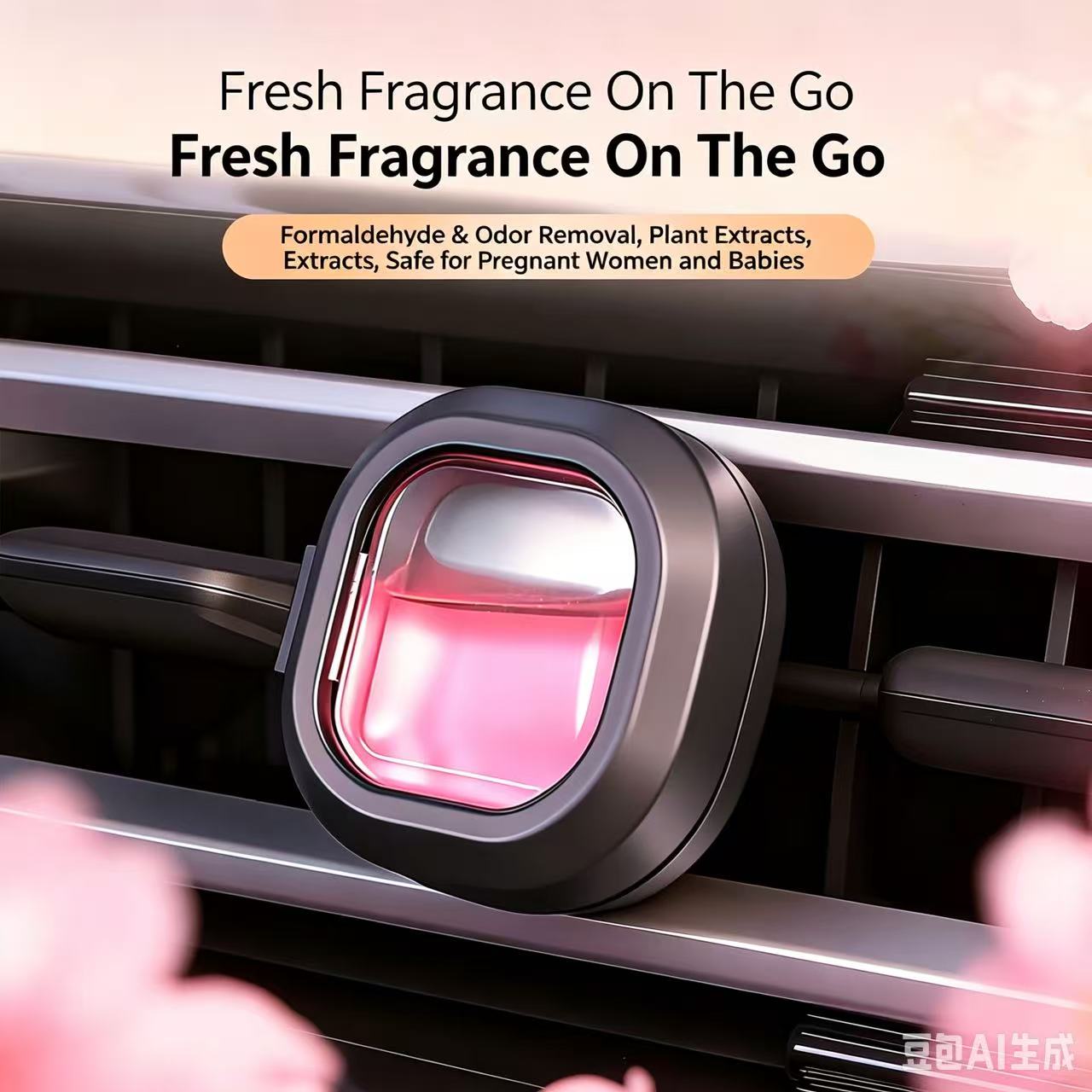Luxury Car Air Vent Diffuser, Perfume-Grade Scent, Natural Plant Purification