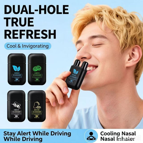 Portable Mint Refreshing Nasal Stick, Instant Energy Boost for Daily Use